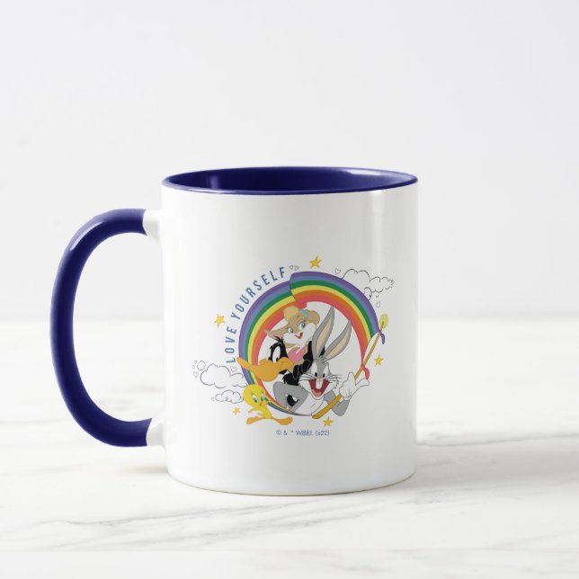 LOONEY TUNES™ - Love Yourself Pride Badge Mug (Left)