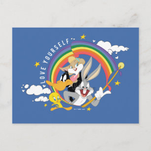LOONEY TUNES™ - Love Yourself Pride Badge Postcard