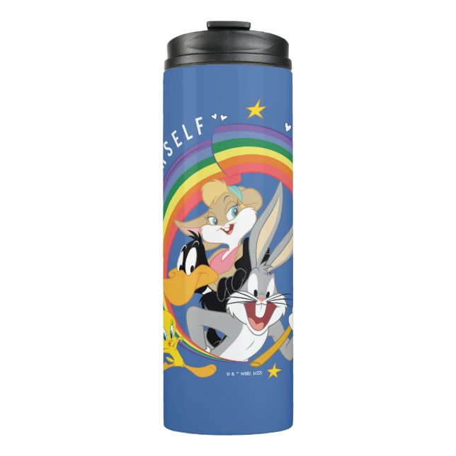 LOONEY TUNES™ - Love Yourself Pride Badge Thermal Tumbler (Front)
