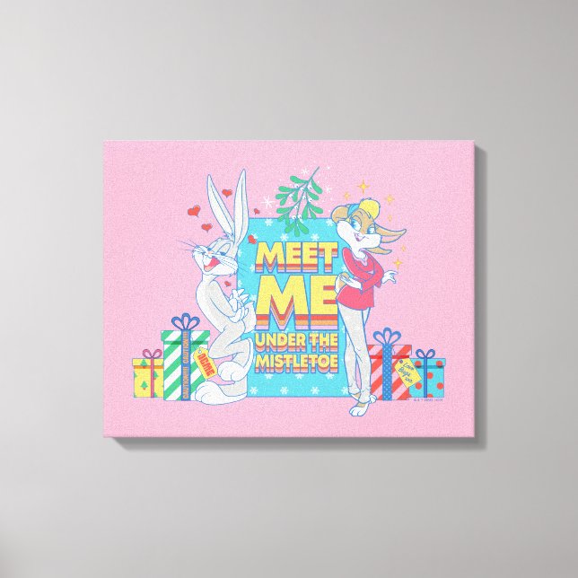 LOONEY TUNES™ | Meet Me Under the Mistletoe Canvas Print (Front)
