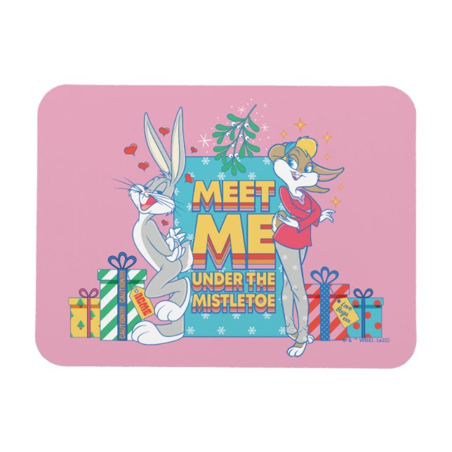 LOONEY TUNES™ | Meet Me Under the Mistletoe Magnet (Horizontal)