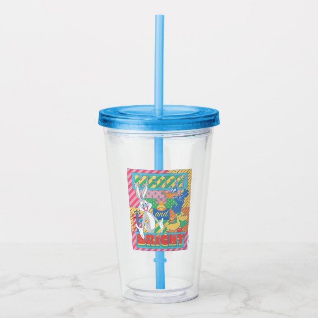 LOONEY TUNES™ | Merry and Bright Christmas Acrylic Tumbler (Front)