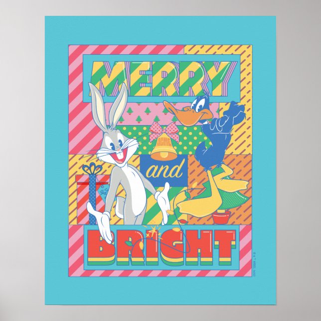 LOONEY TUNES™ | Merry and Bright Christmas Poster (Front)