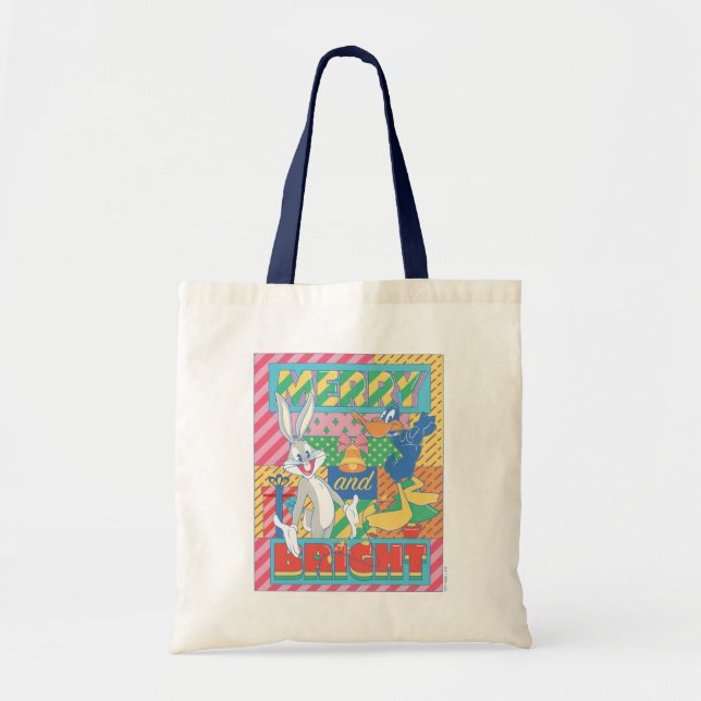 LOONEY TUNES™ | Merry and Bright Christmas Tote Bag (Front)
