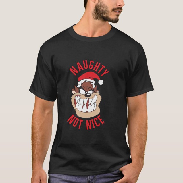 Looney Tunes Naughty Not Nice  T-Shirt (Front)
