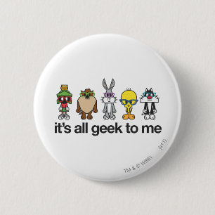 LOONEY TUNES™ Nerds - All Geek 6 Cm Round Badge