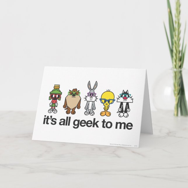 LOONEY TUNES™ Nerds - All Geek Card (Front)