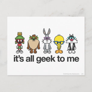 LOONEY TUNES™ Nerds - All Geek To Me Postcard