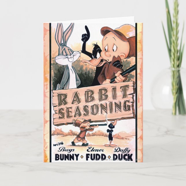 LOONEY TUNES™ Rabbit Seasoning Card (Front)