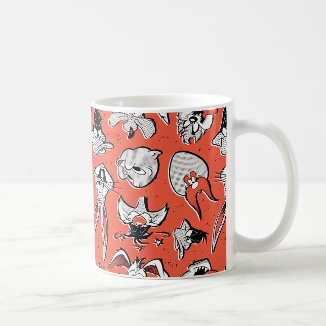 LOONEY TUNES™ Retro Halftone Pattern Coffee Mug (Right)