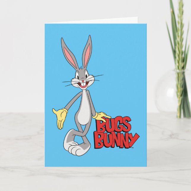 LOONEY TUNES™ Retro Laughs | BUGS BUNNY™ Card (Front)