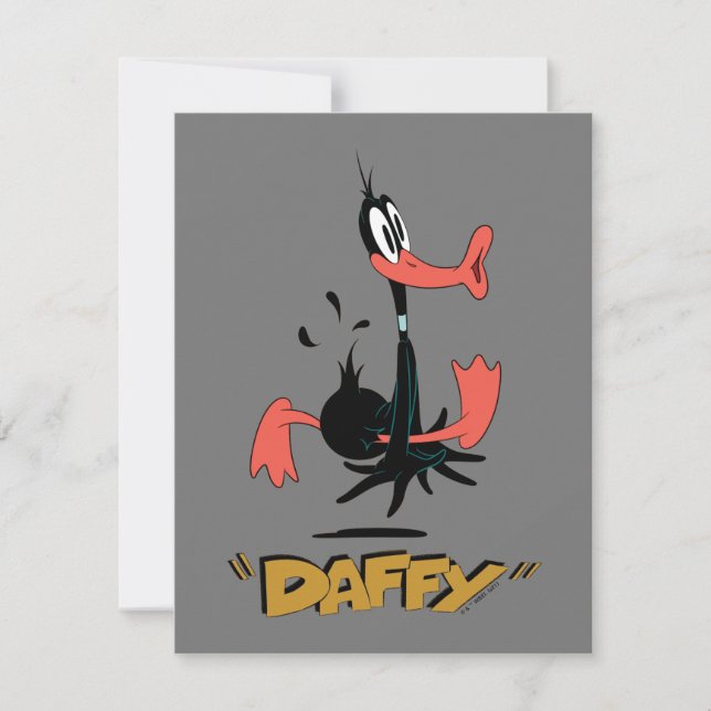 LOONEY TUNES™ Retro Laughs | DAFFY DUCK™ Card (Front)