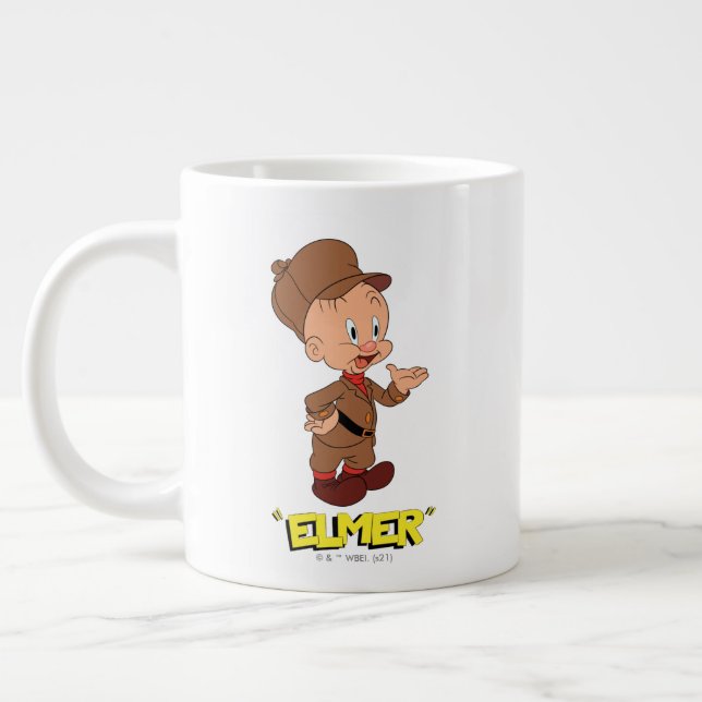 LOONEY TUNES™ Retro Laughs | ELMER FUDD™ Large Coffee Mug (Left)