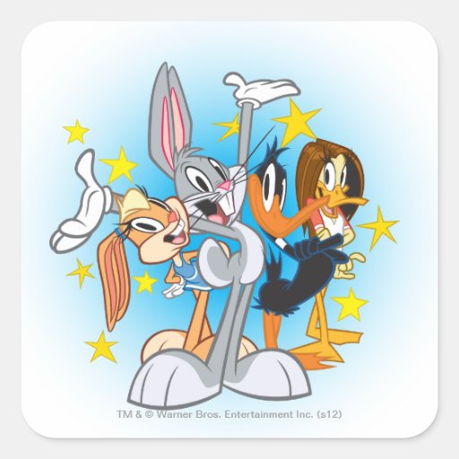 Image of Looney Tunes Show Group Square Sticker