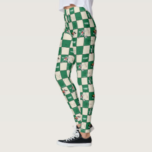 LOONEY TUNES™ Soccer Grid Pattern Leggings