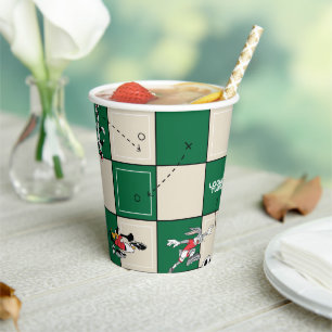 LOONEY TUNES™ Soccer Grid Pattern Paper Cups