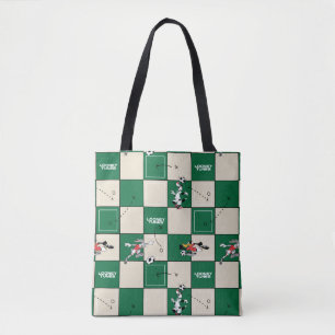 LOONEY TUNES™ Soccer Grid Pattern Tote Bag