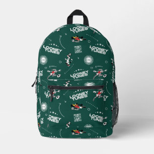 LOONEY TUNES™ Soccer Playbook Pattern Printed Backpack