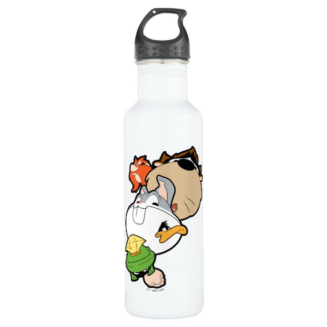 LOONEY TUNES™ Stylised Big Heads 710 Ml Water Bottle (Front)