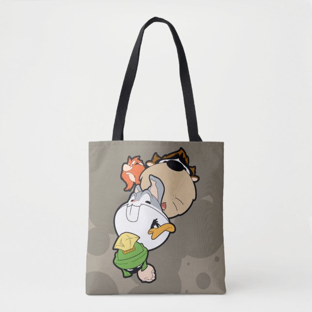 LOONEY TUNES™ Stylised Big Heads Tote Bag (Front)