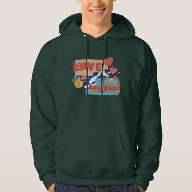 LOONEY TUNES™ | SYLVESTER™ & TWEETY™Love Holidays Hoodie (Front)