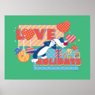 LOONEY TUNES™   SYLVESTER™ & TWEETY™Love Holidays Poster