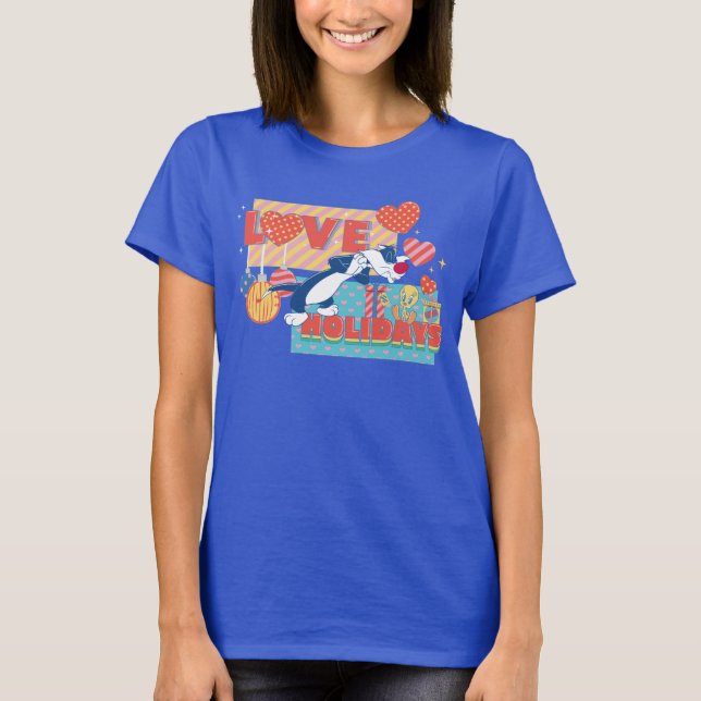 LOONEY TUNES™ | SYLVESTER™ & TWEETY™Love Holidays T-Shirt (Front)