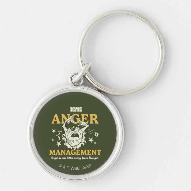 LOONEY TUNES™ |TAZ™ ACME Anger Management Key Ring (Front)