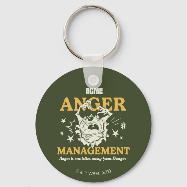 LOONEY TUNES™ |TAZ™ ACME Anger Management Key Ring (Front)
