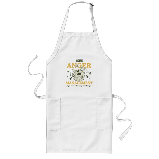 LOONEY TUNES™ |TAZ™ ACME Anger Management Long Apron (Front)