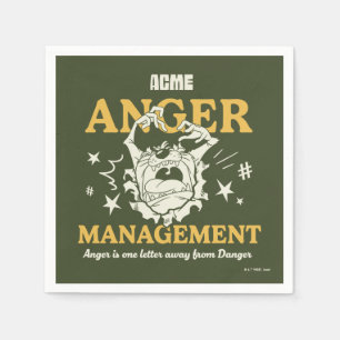 LOONEY TUNES™  TAZ™ ACME Anger Management Napkin