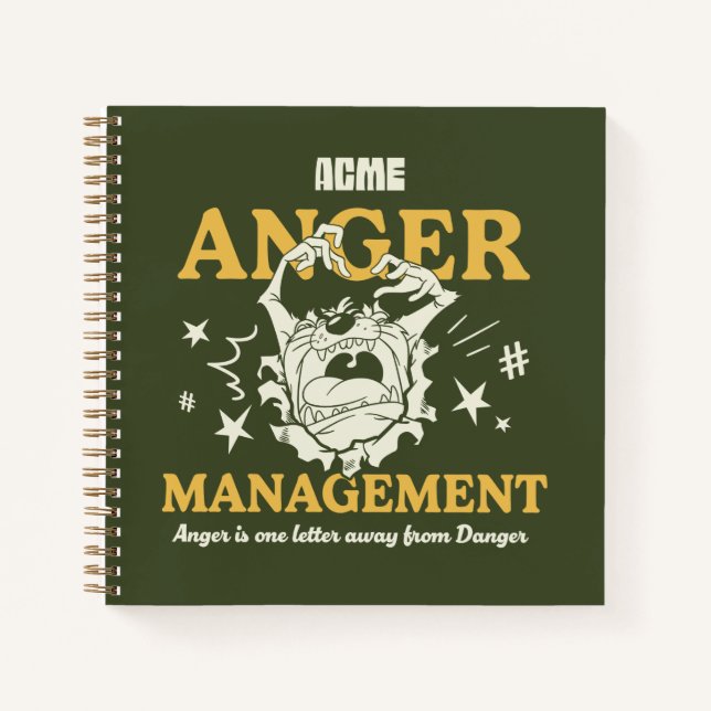 LOONEY TUNES™ |TAZ™ ACME Anger Management Notebook (Front)
