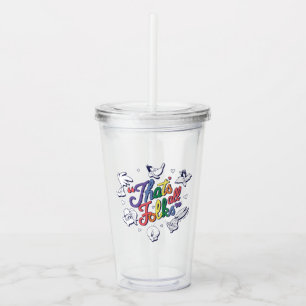 LOONEY TUNES™ - That's All Folks! Pride Badge Acrylic Tumbler