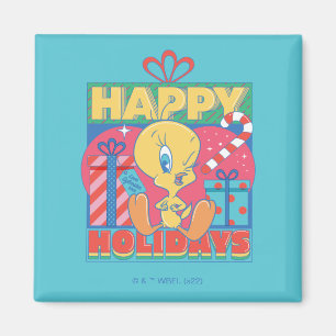 LOONEY TUNES™   TWEETY™ Happy Holidays Magnet