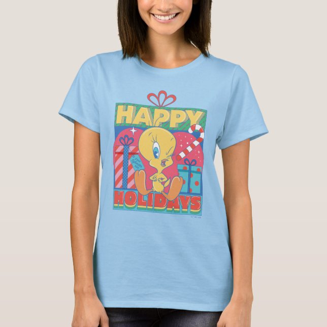 LOONEY TUNES™ | TWEETY™ Happy Holidays T-Shirt (Front)