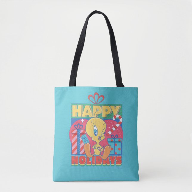 LOONEY TUNES™ | TWEETY™ Happy Holidays Tote Bag (Front)