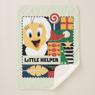 LOONEY TUNES™ TWEETY™ Little Helper Sherpa Blanket