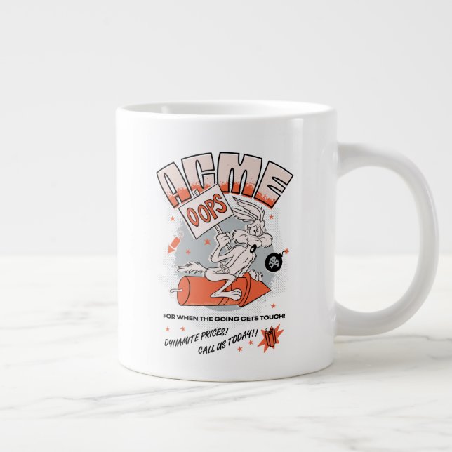 LOONEY TUNES™ | WILE E. COYOTE™ ACME Dynamite Large Coffee Mug (Right)