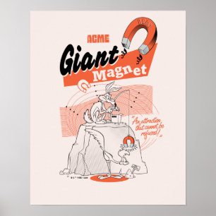 LOONEY TUNES™   WILE E. COYOTE™ ACME Giant Magnet Poster