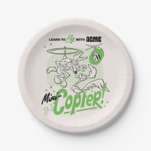 LOONEY TUNES™   WILE E. COYOTE™ Acme Mini-Copter Paper Plate