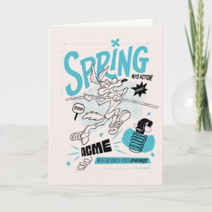 LOONEY TUNES™   WILE E. COYOTE™ Spring Into Action Card