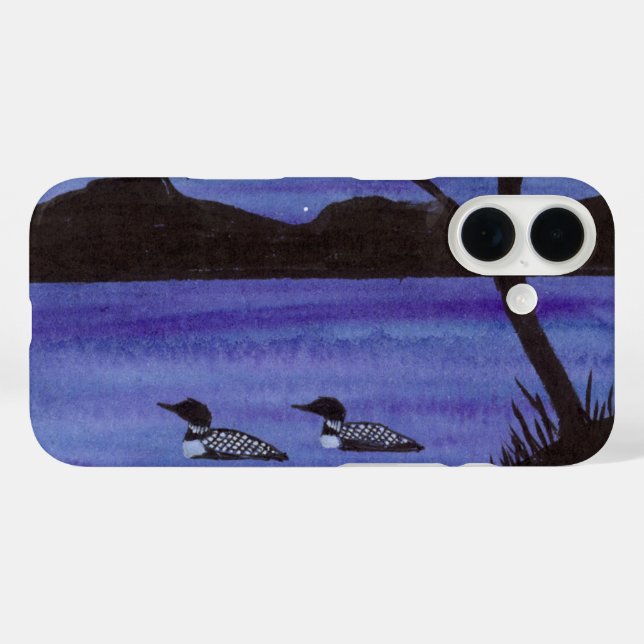 Loons Case-Mate iPhone Case (Back (Horizontal))