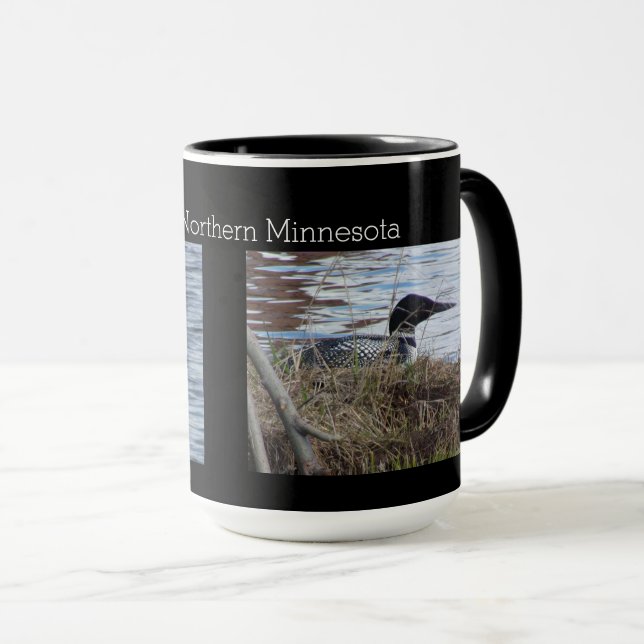 Loons in Northern Minnesota Mug (Front Right)