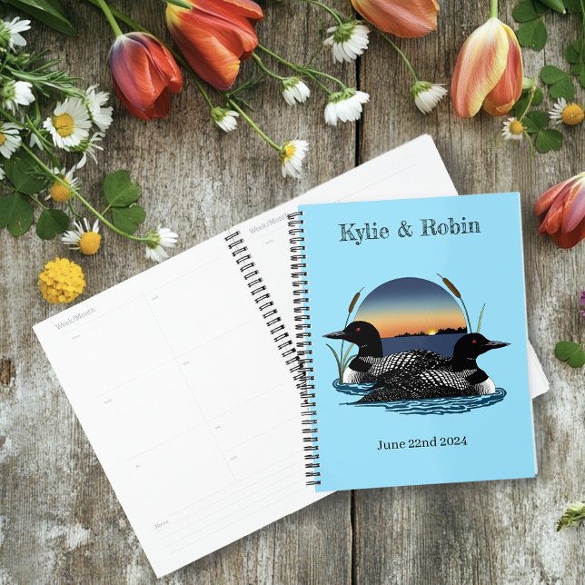 Loons Sunset Blue Planner (Creator Uploaded)