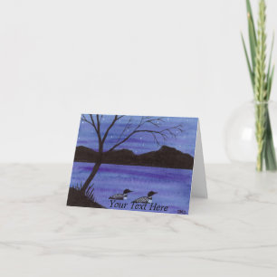 Loons Thank You Card