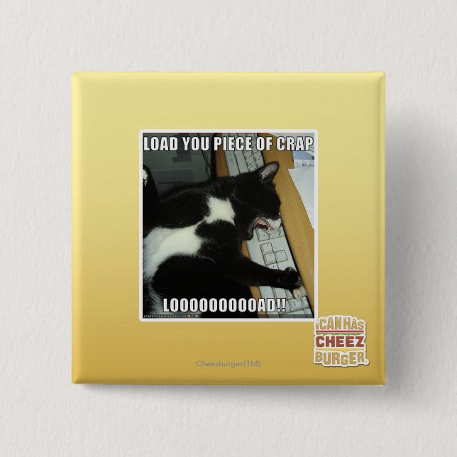 LOOOOOOOOAD 15 CM SQUARE BADGE (Front)