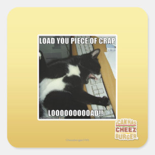 LOOOOOOOOAD SQUARE STICKER