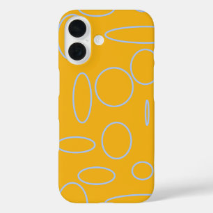 Loops on Orange Geometric iPhone / iPad case