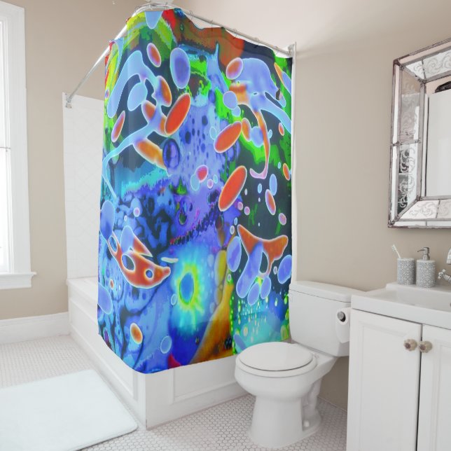 Loopy KCRLS Shower Curtain (In Situ)