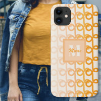Loopy Lines - Orange Ombre Phone Case